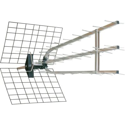 Antenna esterna Metronic UHF 37 el. 5G Trinappe + amplificatore 45 dB Antenna esterna Metronic UHF 37 el. 5G Trinappe + amplificatore 45 dB