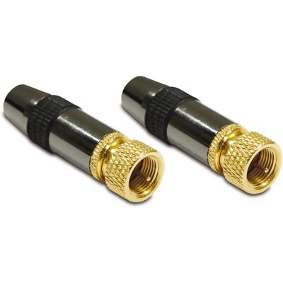 Conector coaxial Metronic 419102 Tipo F - 1 peça Conector coaxial Metronic 419102 Tipo F - 1 peça
