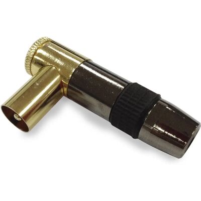 Metronic - TV Stekker 9,52mm schuin afgeschermd mannelijk - premium Metronic - TV Stekker 9,52mm schuin afgeschermd mannelijk - premium