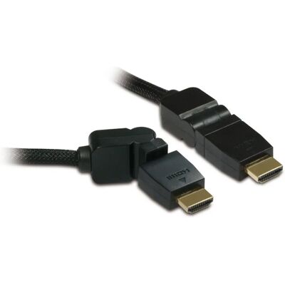 Cavo HDMI Metronic - 3m, Nero, Alta Velocità, Con Ethernet, Girevole Cavo HDMI Metronic - 3m, Nero, Alta Velocità, Con Ethernet, Girevole