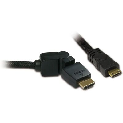 Câble HDMI Metronic - 1,5m 4K 3D Pivotant - Publicité Câble HDMI Metronic - 1,5m 4K 3D Pivotant - Publicité