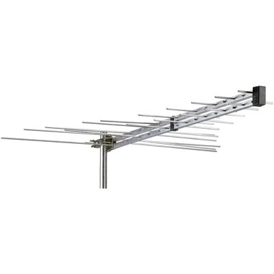 Antena externa Metronic 425010 - Logarítmica UHF/VHF para TV - Resistente às condições climáticas Antena externa Metronic 425010 - Logarítmica UHF/VHF para TV - Resistente às condições climáticas