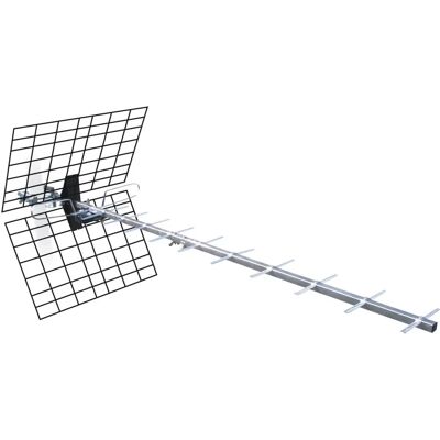 Antena UHF Metronic Modelo 425044 - 12 Elementos, Conector F Antena UHF Metronic Modelo 425044 - 12 Elementos, Conector F
