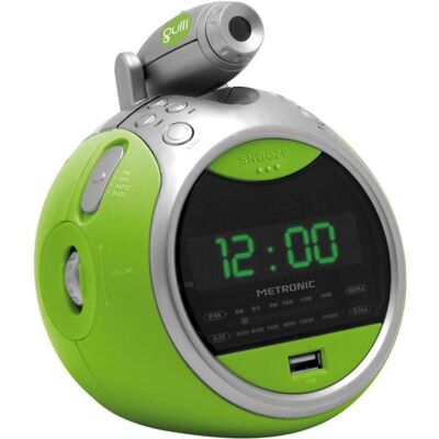 Metronic 477017 Radio Klok - Groen - Digitaal - Radio alarm Metronic 477017 Radio Klok - Groen - Digitaal - Radio alarm