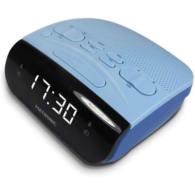 Metronic 477033 Cyfrowy budzik radiowy - Podwójny alarm z wyświetlaczem LED Metronic 477033 Cyfrowy budzik radiowy - Podwójny alarm z wyświetlaczem LED