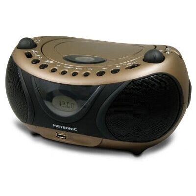 Metronic 477106 Bärbart stereosystem - Analoga, AM, FM, MP3, 2W Metronic 477106 Bärbart stereosystem - Analoga, AM, FM, MP3, 2W