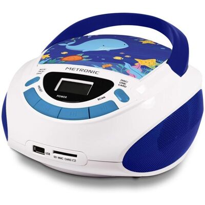 Metronic 477170 Przenośny odtwarzacz CD dla dzieci - CD Player Metronic 477170 Przenośny odtwarzacz CD dla dzieci - CD Player