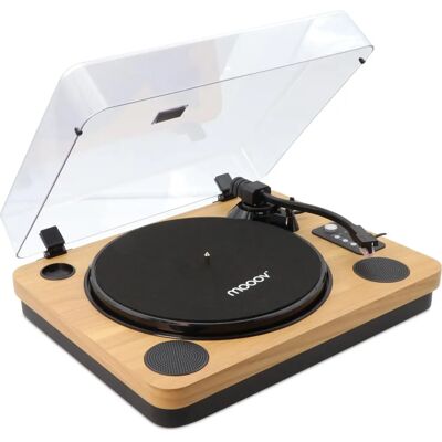 Mooov Studio Vinyle Bluetooth Effet Bois - Platine Mooov Studio Vinyle Bluetooth Effet Bois - Platine