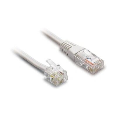 Metronic 10m RJ11 RJ45 Branco - Cabo Metronic 10m RJ11 RJ45 Branco - Cabo