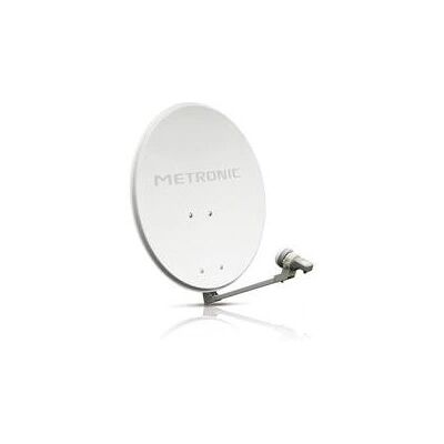 Antenne parabolique en acier Metronic 498150 - 60cm - Blanc Antenne parabolique en acier Metronic 498150 - 60cm - Blanc