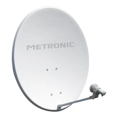 Metronic - 498450 - 100 cm - Bianco - Antenna satellitare Metronic - 498450 - 100 cm - Bianco - Antenna satellitare