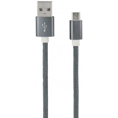 MOOOV 732075 USB-Kabel - 1m Grau - Micro-USB MOOOV 732075 USB-Kabel - 1m Grau - Micro-USB
