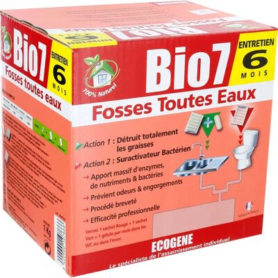 ECOGÈNE - Entretien fosse septique - 6 mois - 1kg - Publicité ECOGÈNE - Entretien fosse septique - 6 mois - 1kg - Publicité