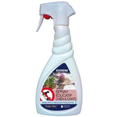 Répulseur chiens et chats Ecogene - 500ml Spray - Publicité Répulseur chiens et chats Ecogene - 500ml Spray - Publicité