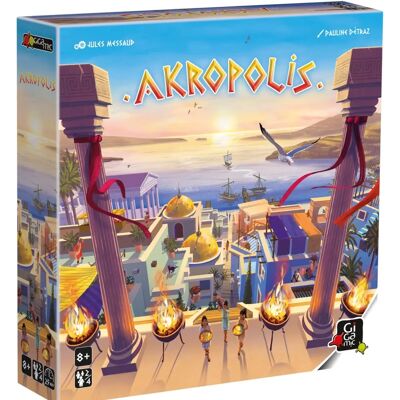 Gigamic Akropolis - Jeu de stratégie - Amusement familial - Publicité Gigamic Akropolis - Jeu de stratégie - Amusement familial - Publicité