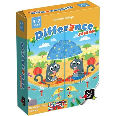 GIGAMIC Difference Junior - Jeu de Cartes pour Enfants 5+ - Développe l'Observation GIGAMIC Difference Junior - Jeu de Cartes pour Enfants 5+ - Développe l'Observation