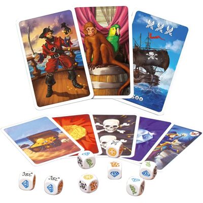 Juego de Dados Mille Sabords de Gigamic - Diversión en Familia Juego de Dados Mille Sabords de Gigamic - Diversión en Familia