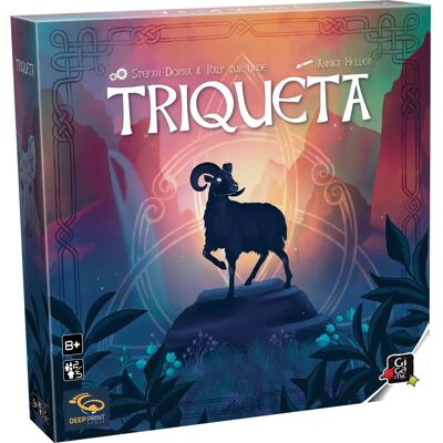Deep Print Games Triqueta Bordspel - Gezellig Familiespel Deep Print Games Triqueta Bordspel - Gezellig Familiespel