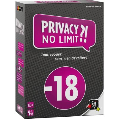 Gigamic Privacy No Limit NF Gra planszowa - Dorośli Gigamic Privacy No Limit NF Gra planszowa - Dorośli