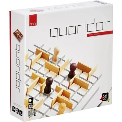 Gigamic Quoridor Mini Bordspel - Strategisch Puzzel voor 2-4 Spelers Gigamic Quoridor Mini Bordspel - Strategisch Puzzel voor 2-4 Spelers