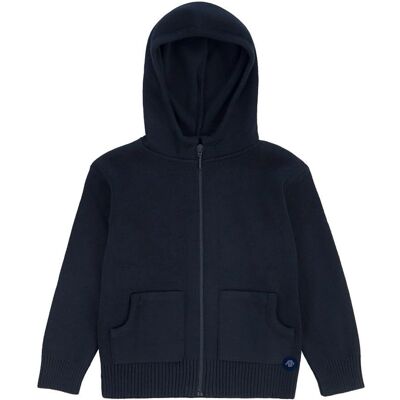Sweat à Capuche Enfant Armor Lux Navire - Style Breton, Bleu - Publicité Sweat à Capuche Enfant Armor Lux Navire - Style Breton, Bleu - Publicité