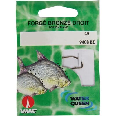 Hameçon en Bronze Forgé WATERQUEEN 9408BZ - Hameçon de Pêche - Publicité Hameçon en Bronze Forgé WATERQUEEN 9408BZ - Hameçon de Pêche - Publicité