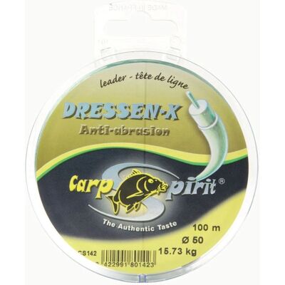 Carp Spirit Dressen-x 100 M Vert 0,8 mm - Ligne de pêche - Publicité Carp Spirit Dressen-x 100 M Vert 0,8 mm - Ligne de pêche - Publicité