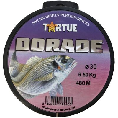Tortue Dorade Monofilament 480 M Rose 0,300 mm - Ligne de pêche - Publicité Tortue Dorade Monofilament 480 M Rose 0,300 mm - Ligne de pêche - Publicité