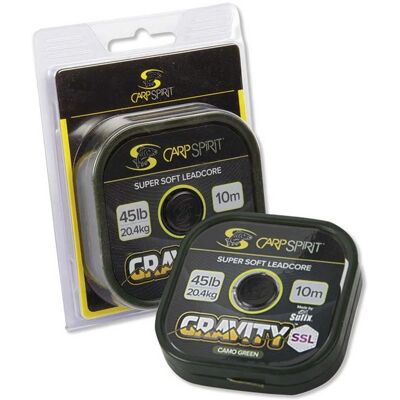 Carp Spirit Gravity SSL - 10 M, Verde, 45 Lb - Línea de Pesca Carp Spirit Gravity SSL - 10 M, Verde, 45 Lb - Línea de Pesca