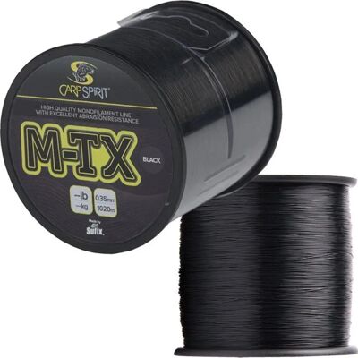 Carp Spirit M-TX Schwarz - 1410m 0,28mm 5,9kg - Angelschnur Carp Spirit M-TX Schwarz - 1410m 0,28mm 5,9kg - Angelschnur