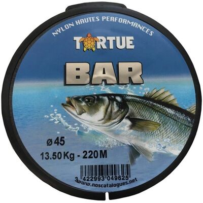 Tortue Modèle 45/100 Monofilament Bleu - Ligne de pêche - Publicité Tortue Modèle 45/100 Monofilament Bleu - Ligne de pêche - Publicité