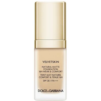 Dolce&Gabbana Velvetskin Natural Matte Foundation - Mat, SPF 30 Dolce&Gabbana Velvetskin Natural Matte Foundation - Mat, SPF 30
