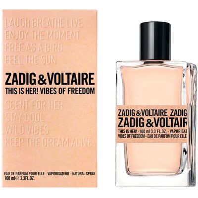Zadig & Voltaire This is Her! Vibes of Freedom Eau de Parfum - 100ml Zadig & Voltaire This is Her! Vibes of Freedom Eau de Parfum - 100ml