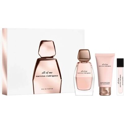 Narciso Rodriguez All Of Me Lahjasetti (EdP 90ml + EdP Mini 10ml + BL 50ml) Narciso Rodriguez All Of Me Lahjasetti (EdP 90ml + EdP Mini 10ml + BL 50ml)