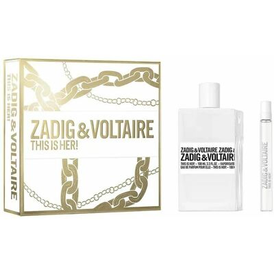 Zadig & Voltaire This Is Her! Conjunto de Perfumes - Eau de Parfum 100ml + 10ml Zadig & Voltaire This Is Her! Conjunto de Perfumes - Eau de Parfum 100ml + 10ml