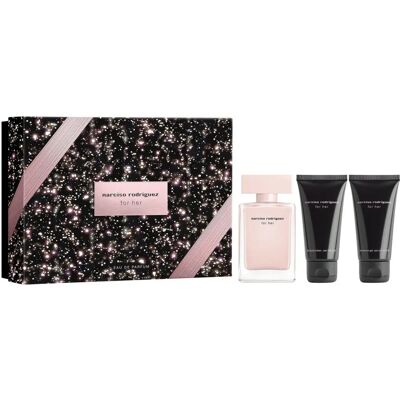 Narciso Rodriguez For Her Geschenkset (EdP 50ml + BL 50ml + SG 50ml) Narciso Rodriguez For Her Geschenkset (EdP 50ml + BL 50ml + SG 50ml)