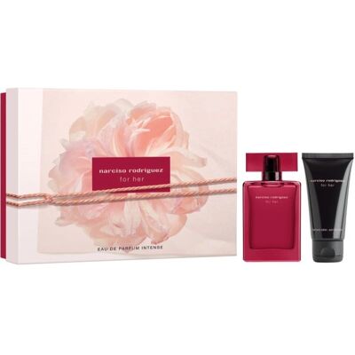 Narciso Rodriguez For Her Geschenkset - Eau de Parfum Intense, 50 ml + Körperlotion Narciso Rodriguez For Her Geschenkset - Eau de Parfum Intense, 50 ml + Körperlotion