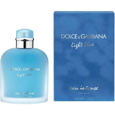 Dolce & Gabbana Light Blue Eau Intense para Homens - 200ml - Fragrância Marinha Fresca Dolce & Gabbana Light Blue Eau Intense para Homens - 200ml - Fragrância Marinha Fresca