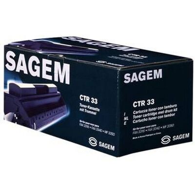 Sagem - CTR 33 - Noir - 5000 pages - Cartouche de toner - Publicité Sagem - CTR 33 - Noir - 5000 pages - Cartouche de toner - Publicité