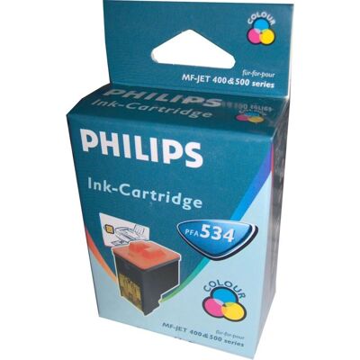 Cartouche d'encre couleur Philips PFA534 Cyan Magenta Jaune - Cartouche d'encre - Publicité Cartouche d'encre couleur Philips PFA534 Cyan Magenta Jaune - Cartouche d'encre - Publicité