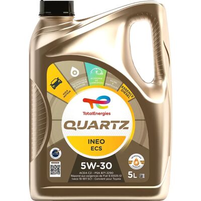 Aceite de motor TOTALENERGIES 5L 5W30 - Aceite para Peugeot, Citroën, Fiat, Toyota, Hyundai, Alfa Romeo, Iveco, Mazda Aceite de motor TOTALENERGIES 5L 5W30 - Aceite para Peugeot, Citroën, Fiat, Toyota, Hyundai, Alfa Romeo, Iveco, Mazda