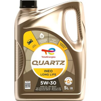 Huile moteur Total QUARTZ INEO LONG LIFE 5W30 - Huile moteur - Publicité Huile moteur Total QUARTZ INEO LONG LIFE 5W30 - Huile moteur - Publicité