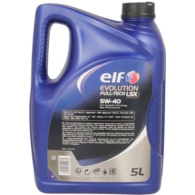 Huile Moteur Elf Full-Tech LSX 5W-40 - Véhicule particulier - Publicité Huile Moteur Elf Full-Tech LSX 5W-40 - Véhicule particulier - Publicité
