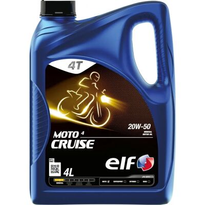 ELF Moto 4 Cruise 20W50 4L - Motor Oil ELF Moto 4 Cruise 20W50 4L - Motor Oil