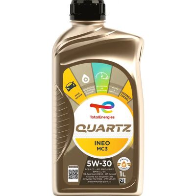 Huile Moteur TOTAL Quartz Ineo Mc3 1L 5W30 - Compatibilité Véhicule - Publicité Huile Moteur TOTAL Quartz Ineo Mc3 1L 5W30 - Compatibilité Véhicule - Publicité