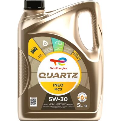 Olej silnikowy Total QUARTZ INEO MC3 5W30 - Typ pojazdu Olej silnikowy Total QUARTZ INEO MC3 5W30 - Typ pojazdu