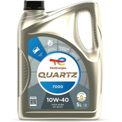 TotalEnergies Quartz 7000 10W-40 Engine Oil - Partially Synthetic TotalEnergies Quartz 7000 10W-40 Engine Oil - Partially Synthetic
