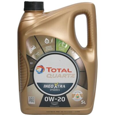 Aceite de motor Totalenergies Quartz Ineo Xtra Dynamics 0W-20 - Gama de vehículos Aceite de motor Totalenergies Quartz Ineo Xtra Dynamics 0W-20 - Gama de vehículos
