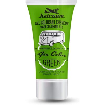 Gel de Estilo Verde Hairgum Fix Color - Coloración Temporal Gel de Estilo Verde Hairgum Fix Color - Coloración Temporal