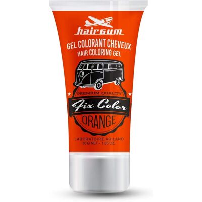 Hairgum Fix Color Oranje Styling Gel - Tijdelijk, 30 ml Hairgum Fix Color Oranje Styling Gel - Tijdelijk, 30 ml